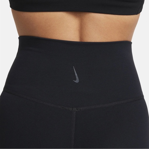 NIKE Yoga DRI-FIT Luxe High-waisted 7/8 Infinalon Black Legging - Picture 1 of 5